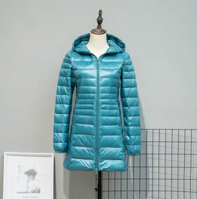 Women's Hooded Puffer Coat — View 4