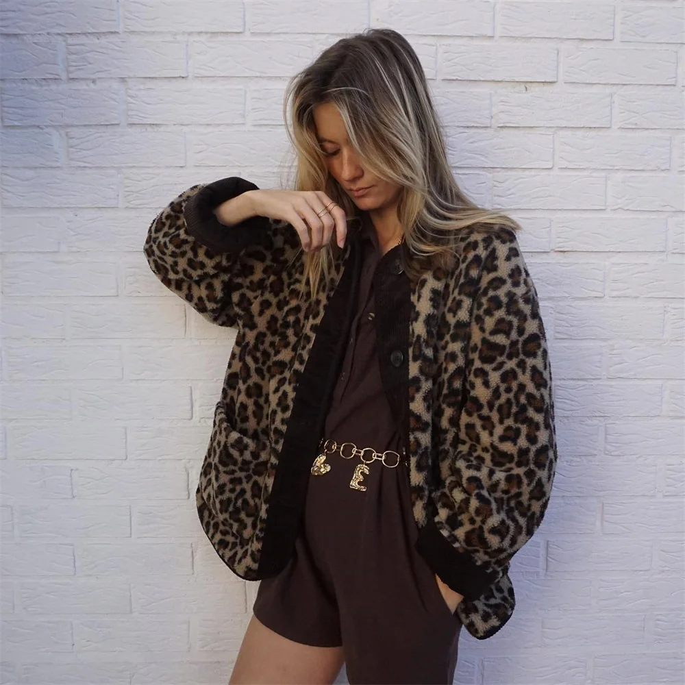Women's Leopard Print Jacket — View 3