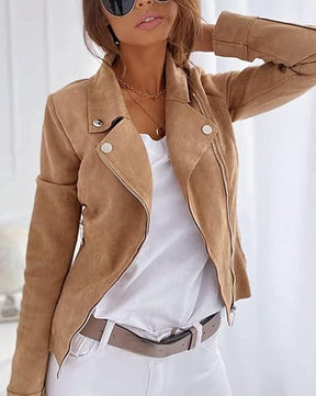 Women's Suede Look Jacket — View 4