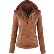 Women's Faux Leather Jacket — View 5