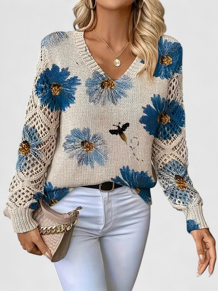 Women's Dressy Cardigan | Liza in Blue - Juana Fashion