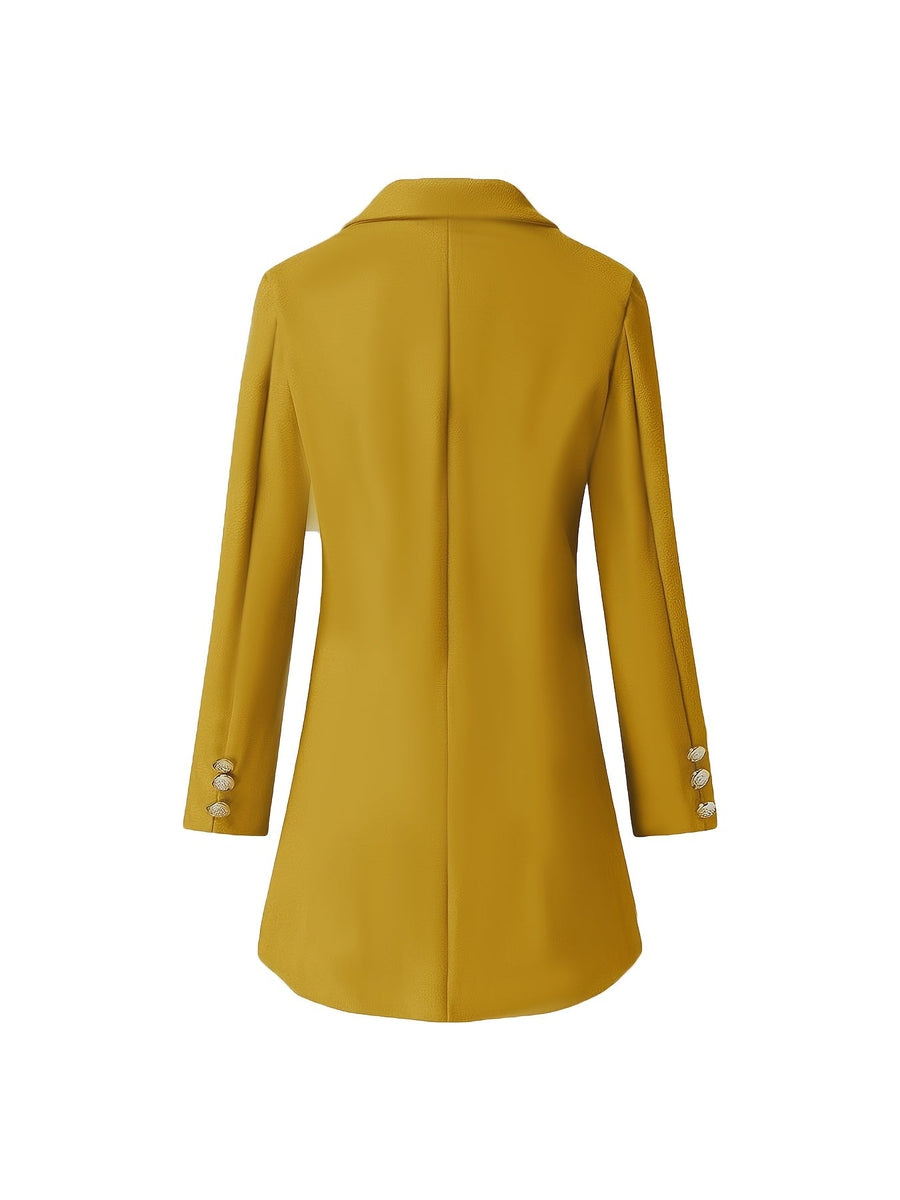 Women's Long Sleeve Coat — View 1
