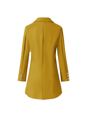 Women's Long Sleeve Coat — View 1