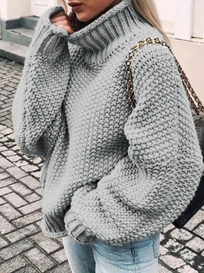 Women's Turtleneck Sweater — View 1