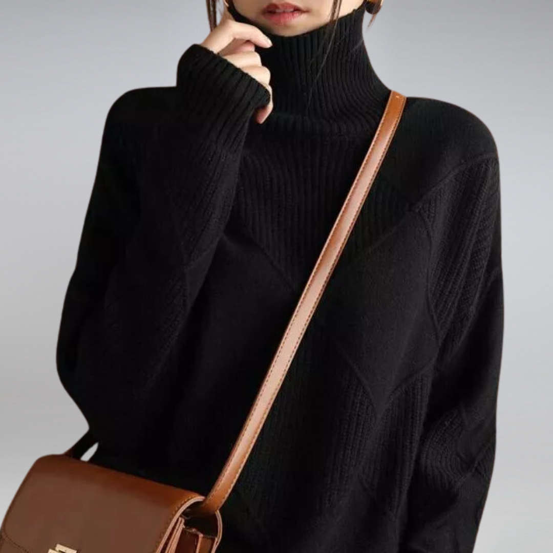 Women's Turtleneck Sweater — View 2