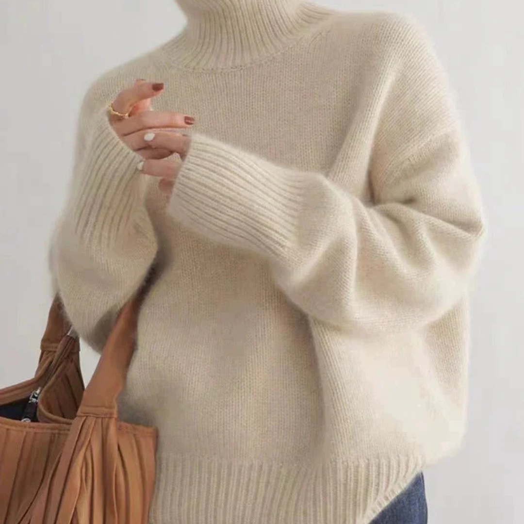 Women's Turtleneck Sweater — View 3