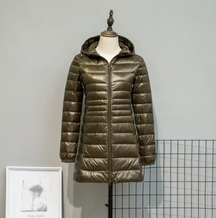 Women's Hooded Puffer Coat — View 5