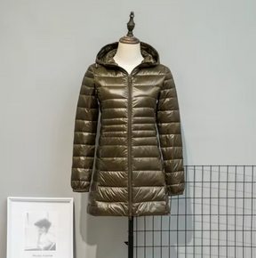Women's Hooded Puffer Coat — View 5