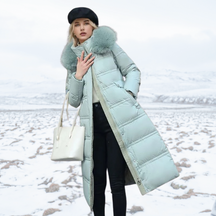 Women's Belted Hooded Quilted Coat | Karin in Black - Juana Fashion
