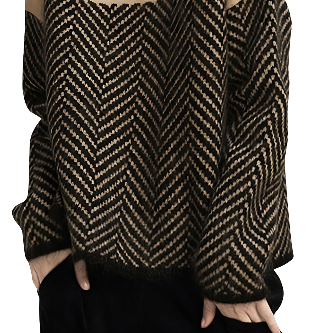Women's Wool Turtleneck Sweater — View 1