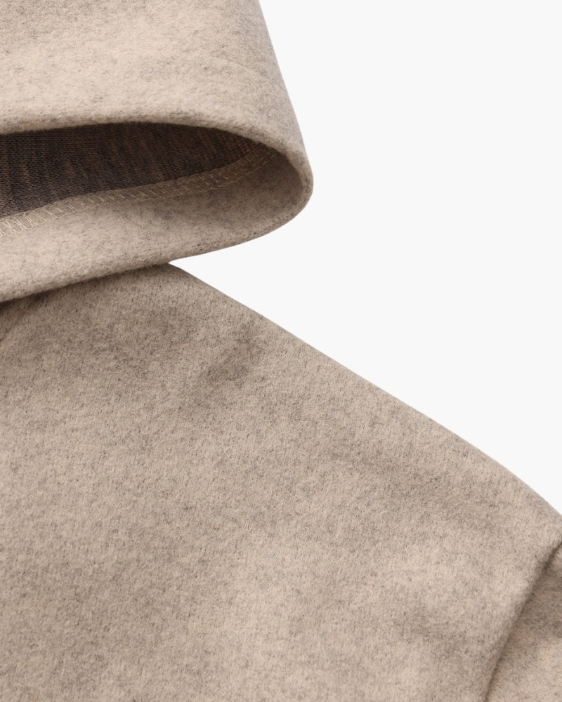 Women's Wool Zip-Up Coat | Marlow in Black - Juana Fashion