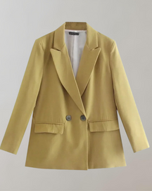 Women's Double Breasted Blazer — View 7