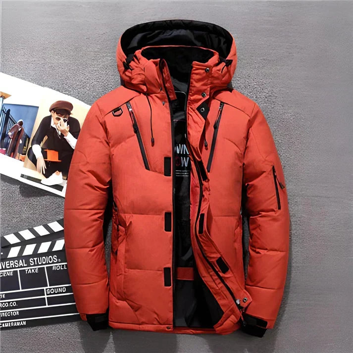 Women's Hooded Puffer Jacket — View 1
