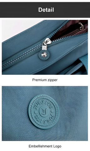 Women's Seven Compartment Shoulder Tote Bag by Juana Fashion