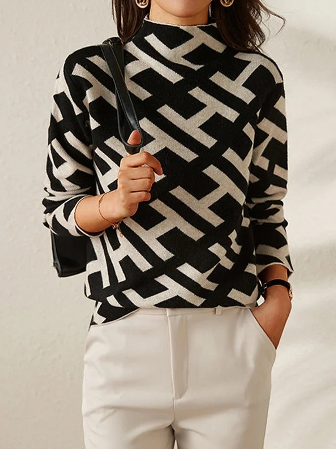 Women's Turtleneck Sweater — View 1