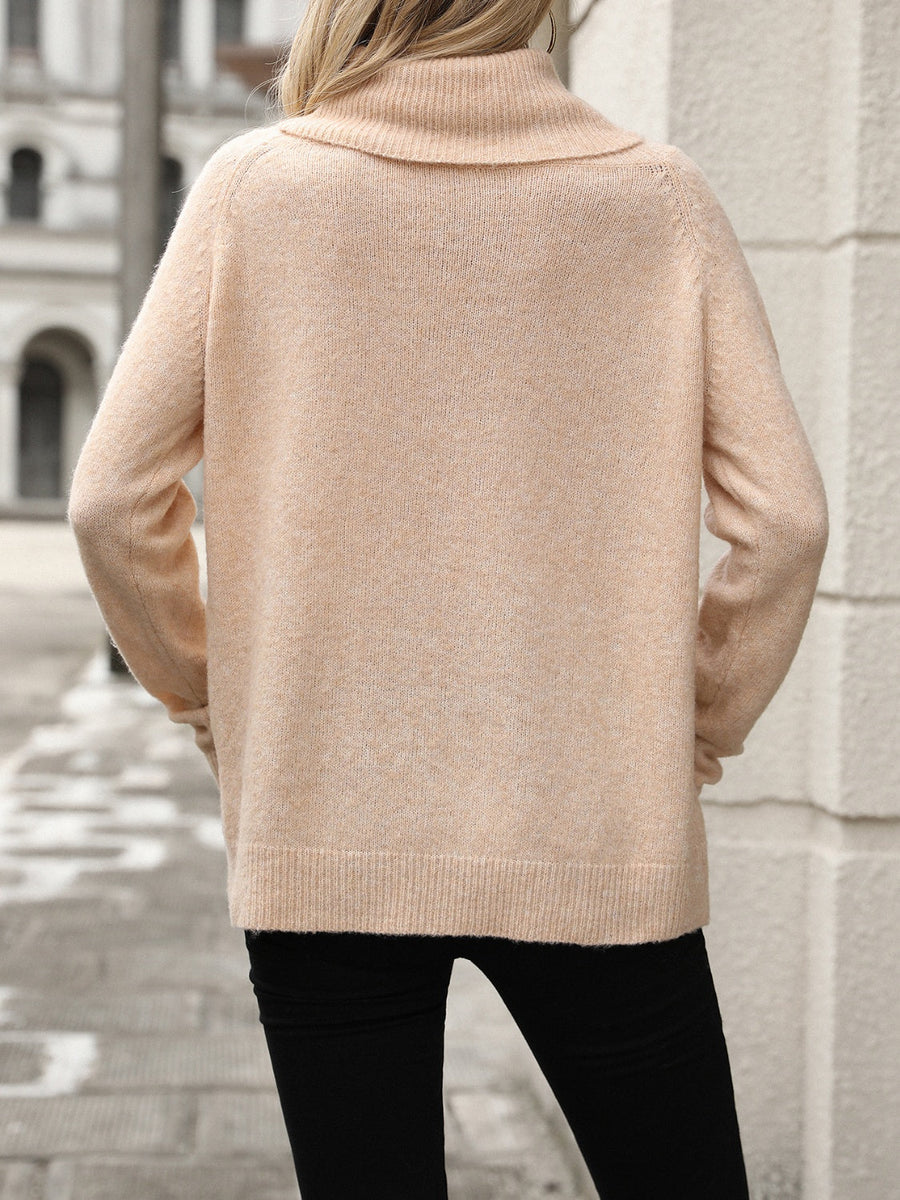 Women's Turtleneck Sweater — View 2