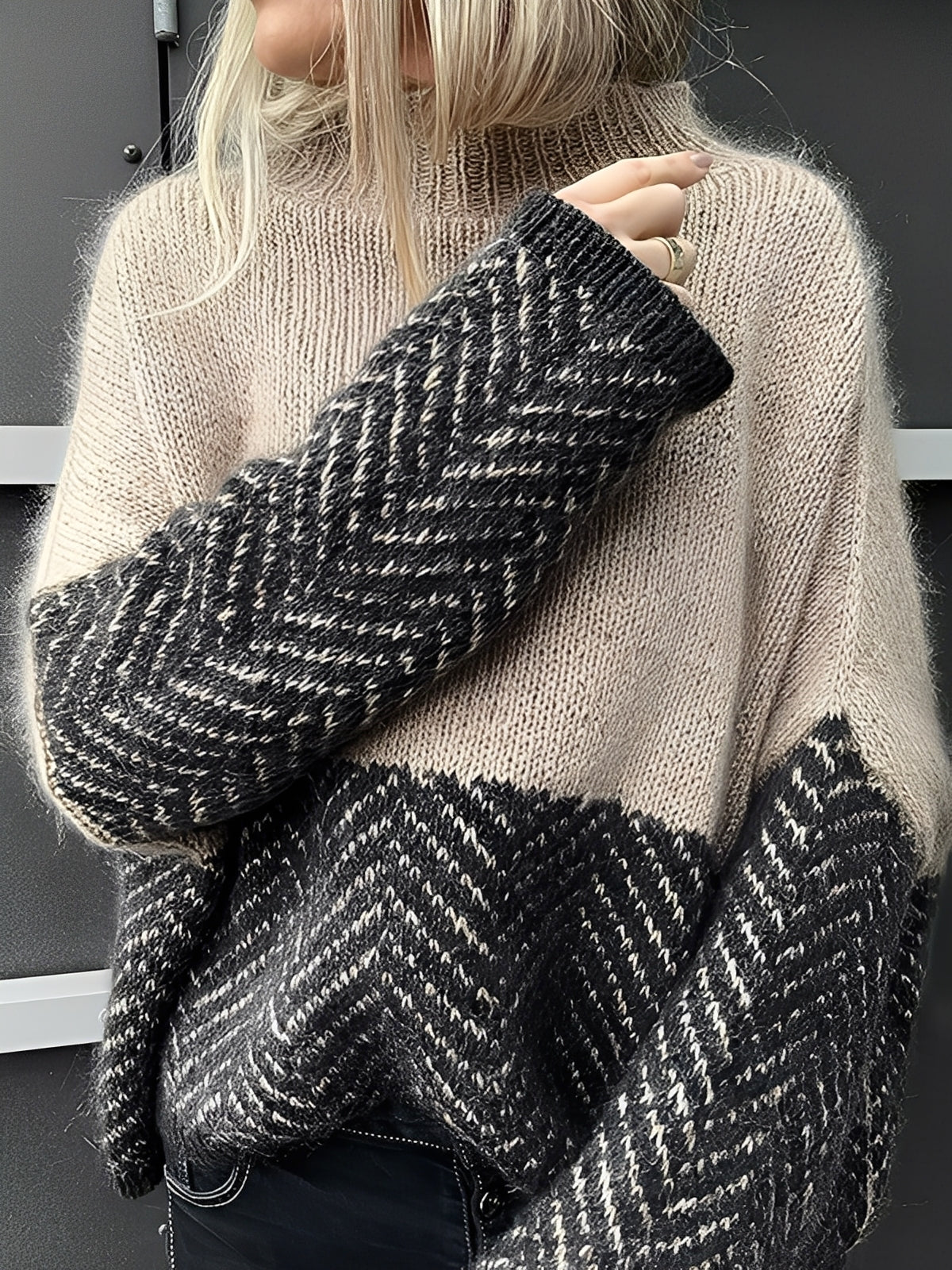 Women's Turtleneck Sweater — View 1