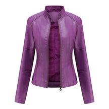 Women's Leather Look Jacket — View 6