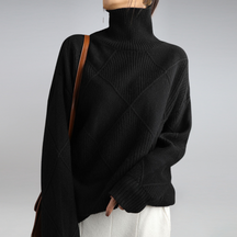 Women's Cashmere Turtleneck Sweater — View 7
