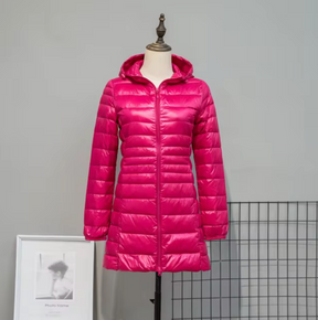 Women's Hooded Puffer Coat — View 6