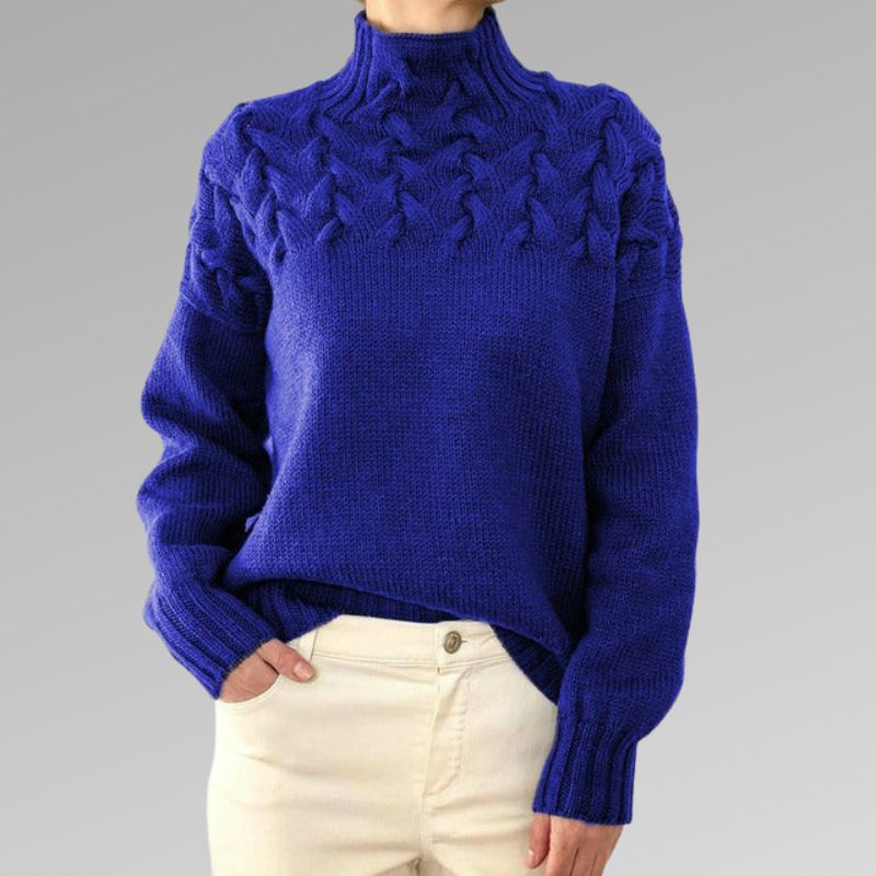 Women's Turtleneck Sweater — View 3