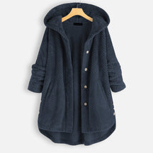 Women's Hooded Reversible Fleece Jacket — View 5