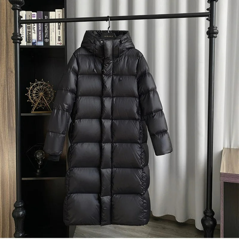 Women's Balloon Sleeve Thumbhole Hooded Puffer Jacket — View 2