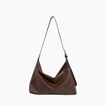 Women's Faux Leather Hobo Shoulder Bag in Brown by Juana Fashion