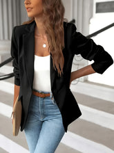 Women's Single-Button Blazer | Christa in Black - Juana Fashion