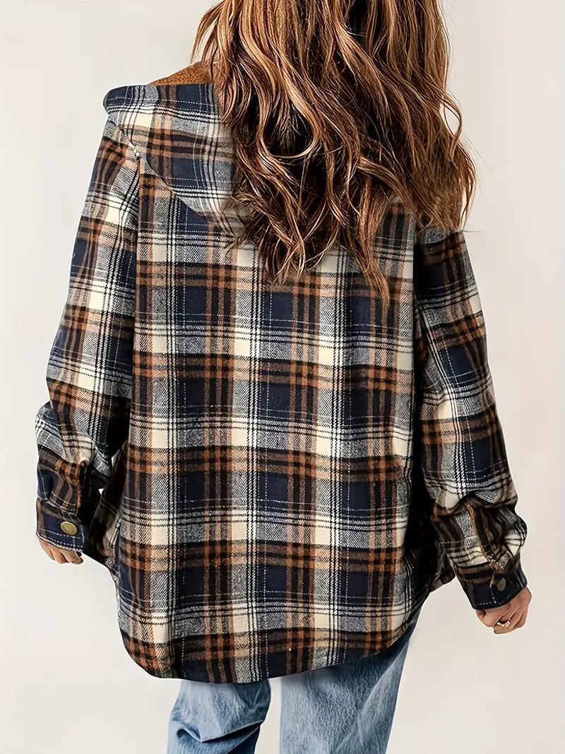 Women's Ribbed Zip Front Hooded Jacket — View 5
