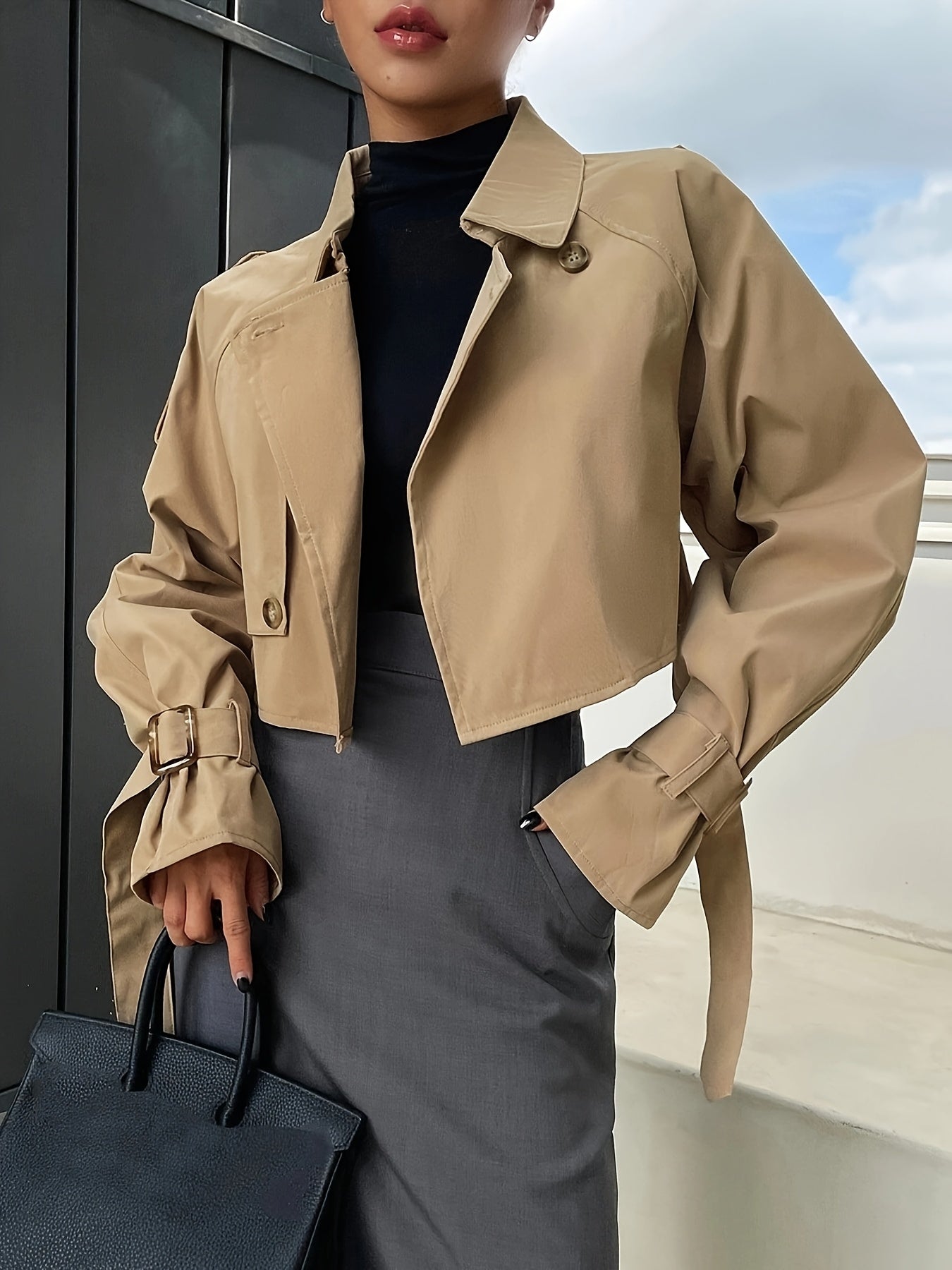 Women's Short Trench Coat | Irina - Juana Fashion