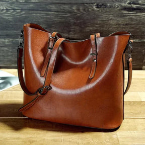 Women's Everyday Crossbody Tote Bag in Brown by Juana Fashion