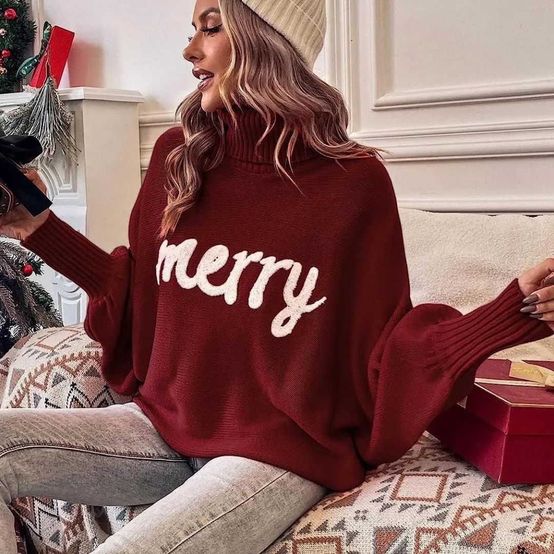 Women's Turtleneck Sweater — View 7