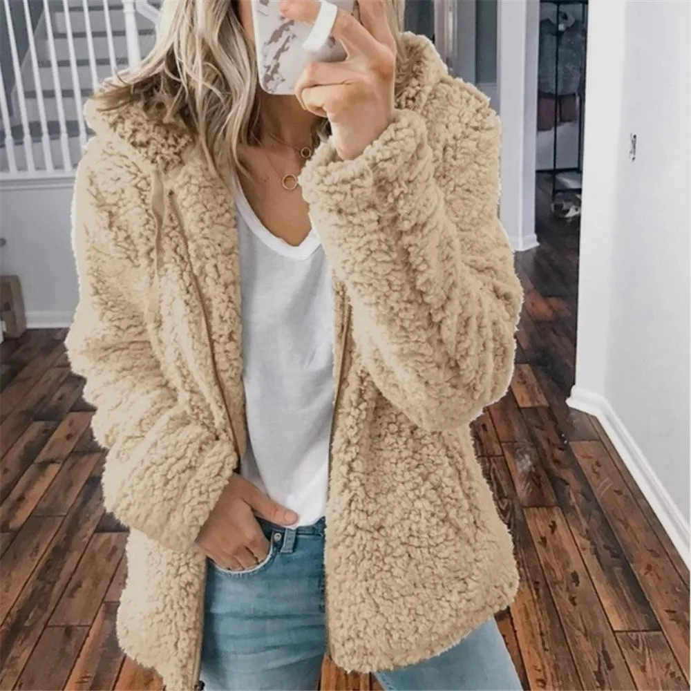 Women's Zip Front Hooded Vest — View 14