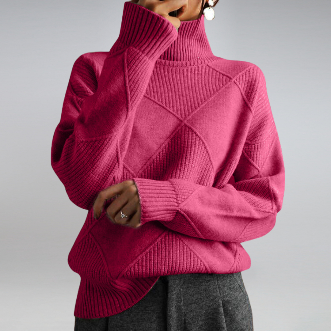 Women's Turtleneck Sweater — View 9