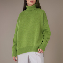 Women's Turtleneck Sweater — View 8