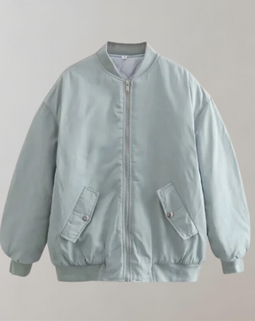 Women's Zip Front Bomber Jacket — View 5