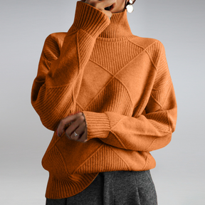 Women's Cashmere Turtleneck Sweater — View 6