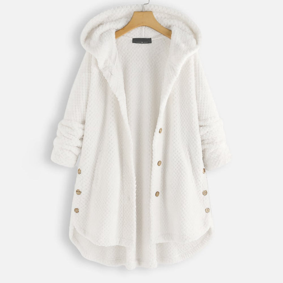 Women's Hooded Reversible Fleece Jacket — View 1