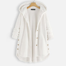 Women's Hooded Reversible Fleece Jacket — View 1