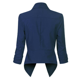 Women's Open-Front Blazer | Susanne in Orange - Juana Fashion