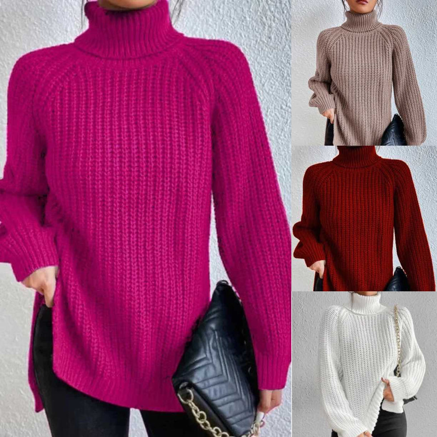 Women's Turtleneck Sweater — View 2