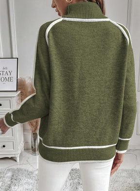 Women's Oversized Turtleneck Sweater — View 2