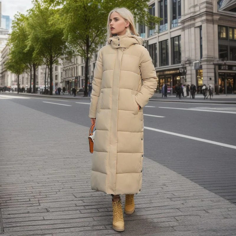 Women's Hooded Parka Coat — View 1