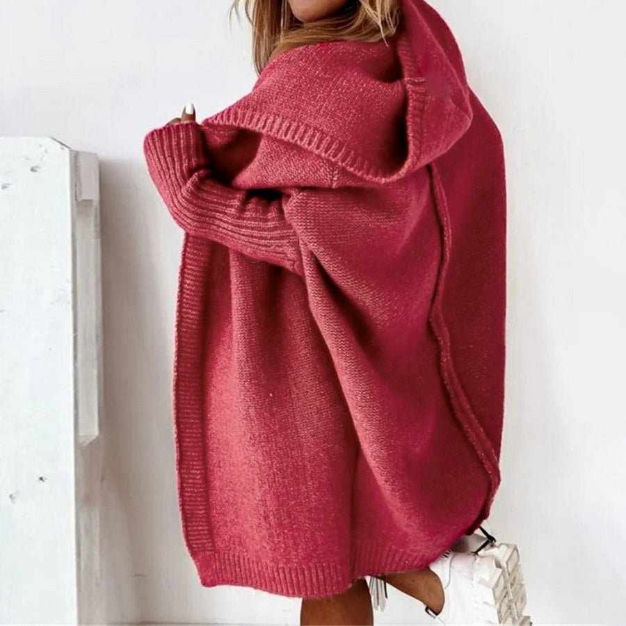 Women's Hooded Longline Cardigan — View 2