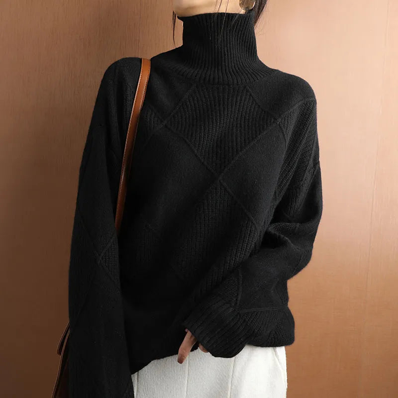 Women's Turtleneck Sweater — View 2