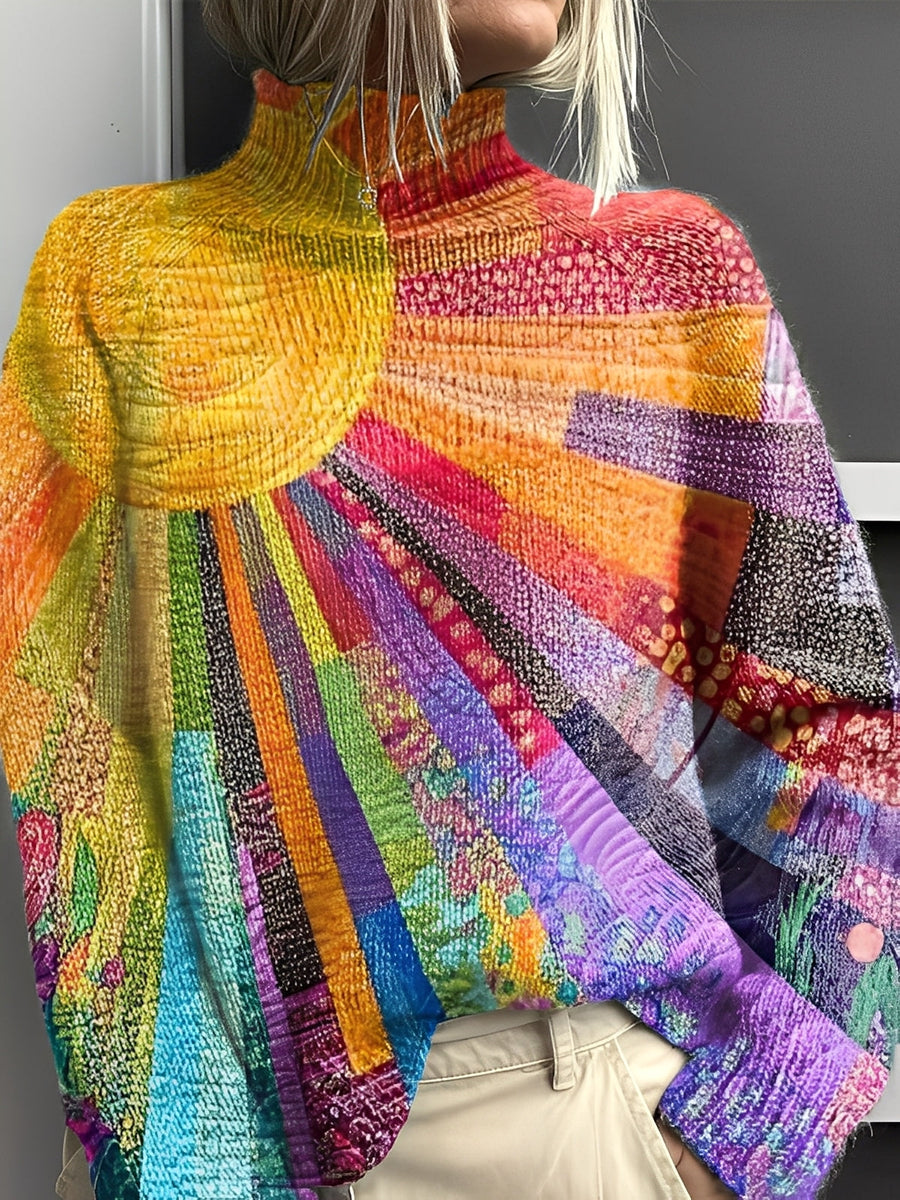 Women's Turtleneck Sweater — View 2