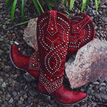 Women's Studded Knee High Boots — View 18