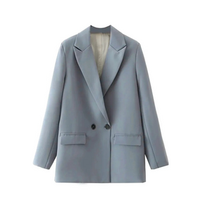 Women's Double Breasted Blazer — View 8