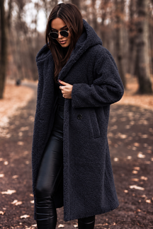 Women's Hooded Teddy Coat — View 9